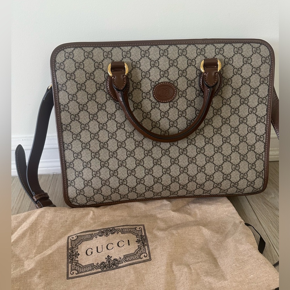 Gucci canvas Ophidia bag. With dust bag - Picture 9 of 11
